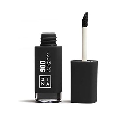 3ina MAKEUP The Longwear Lipstick 900 Schwarz Farbe Matte mit Hyaluronsäure Langanhaltender Hochpigmentiert Vegan Cruelty Free 3ina MAKEUP The Longwear Lipstick 900 Schwarz Farbe Matte mit Hyaluronsäure Langanhaltender Hochpigmentiert Vegan Cruelty Free
