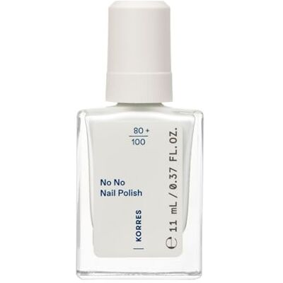 KORRES No No Nail Polish 01 Pure White – veganer 10-Free Nagellack mit Gel-Effekt, hoher Deckkraft & brillantem Glanz, splitterfest, 11 ml – natürlich gepflegte Nägel ohne Schadstoffe KORRES No No Nail Polish 01 Pure White – veganer 10-Free Nagellack mit Gel-Effekt, hoher Deckkraft & brillantem Glanz, splitterfest, 11 ml – natürlich gepflegte Nägel ohne Schadstoffe