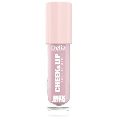 Delia Cosmetics – Mix & Match – Cheek & Lip 02 Flüssiger Rouge für Wangen & Lippen – Creme-Rouge – Natürlicher Farbton – Satin-Finish – Vegane Formel – 4 ml Delia Cosmetics – Mix & Match – Cheek & Lip 02 Flüssiger Rouge für Wangen & Lippen – Creme-Rouge – Natürlicher Farbton – Satin-Finish – Vegane Formel – 4 ml