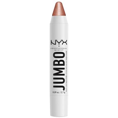 NYX PROFESSIONAL MAKEUP Schimmernder Highlighter Stift für das Gesicht, Für individuelle Looks, Intensive Farbe, Highlighter Pen mit pflegenden Ölen, Jumbo Highlighting Stick, Farbe: Coconut Cake NYX PROFESSIONAL MAKEUP Schimmernder Highlighter Stift für das Gesicht, Für individuelle Looks, Intensive Farbe, Highlighter Pen mit pflegenden Ölen, Jumbo Highlighting Stick, Farbe: Coconut Cake