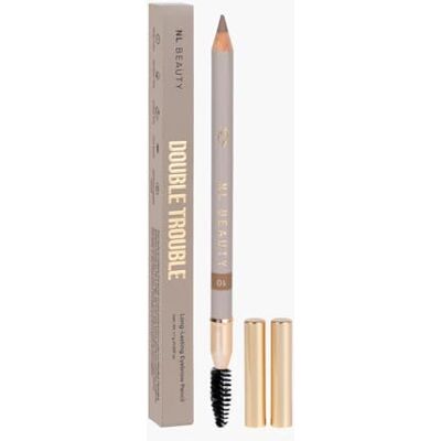 NL BEAUTY Eyebrow Pencil DOUBLE TROUBLE 10 BLONDE Langanhaltender Augenbrauenstift mit Mini-Bürsten-Accessoire 1 x 1.1 g NL BEAUTY Eyebrow Pencil DOUBLE TROUBLE 10 BLONDE Langanhaltender Augenbrauenstift mit Mini-Bürsten-Accessoire 1 x 1.1 g