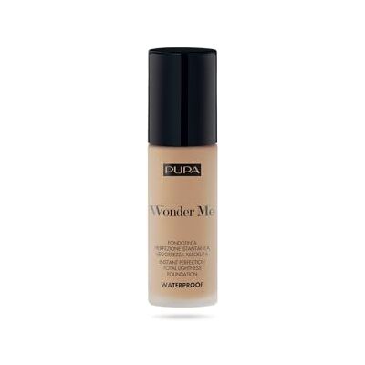 Pupa Wonder Me Waterproof Liquid Foundation (050 Deep Sand Warm) Sofortige Perfektion und absolute Leichtigkeit, langanhaltend, wasserfest und feuchtigkeitsbeständig, Format 30 ml Pupa Wonder Me Waterproof Liquid Foundation (050 Deep Sand Warm) Sofortige Perfektion und absolute Leichtigkeit, langanhaltend, wasserfest und feuchtigkeitsbeständig, Format 30 ml