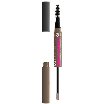 NYX PROFESSIONAL MAKEUP Langanhaltendes und flüssiges Augenbrauengel, Für einen natürlichen Look und bis zu 2 Tage Halt, Ohne Abfärben und Verwischen, Zero to Brow, Farbe: Ash Brown, 1 Stück NYX PROFESSIONAL MAKEUP Langanhaltendes und flüssiges Augenbrauengel, Für einen natürlichen Look und bis zu 2 Tage Halt, Ohne Abfärben und Verwischen, Zero to Brow, Farbe: Ash Brown, 1 Stück