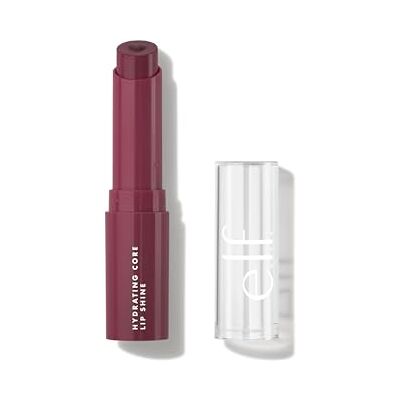 e.l.f. Hydrating Core Lip Shine, Pflegender & Nährender Lippenbalsam, getönter Lippenpflegestift, Delightful, 0,09 Oz e.l.f. Hydrating Core Lip Shine, Pflegender & Nährender Lippenbalsam, getönter Lippenpflegestift, Delightful, 0,09 Oz