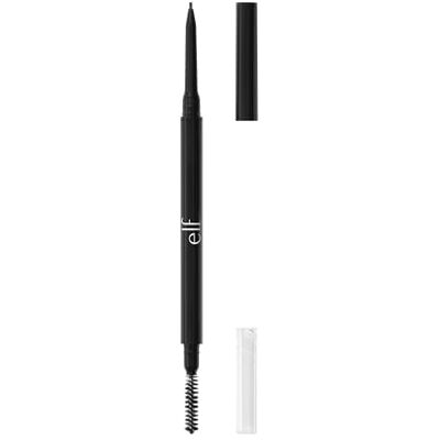 e.l.f. Micro-Fine Brow Pencil, wasserfeste Brauenfarbe und Spoolie-Bürste zum Formen der Brauen und für ein perfekt definiertes, natürlich aussehendes Finish, vegan und tierversuchsfrei, Black e.l.f. Micro-Fine Brow Pencil, wasserfeste Brauenfarbe und Spoolie-Bürste zum Formen der Brauen und für ein perfekt definiertes, natürlich aussehendes Finish, vegan und tierversuchsfrei, Black