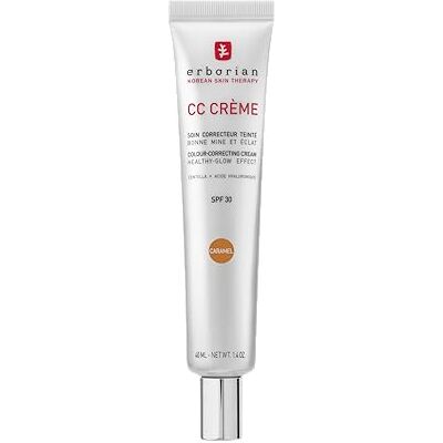Erborian CC Crème mit Centella Asiatica High-Definition Illuminierende GesichtsCrème und Make-up Sonnenschutz SPF 30 Koreanische Kosmetik Caramel 40 ml Erborian CC Crème mit Centella Asiatica High-Definition Illuminierende GesichtsCrème und Make-up Sonnenschutz SPF 30 Koreanische Kosmetik Caramel 40 ml