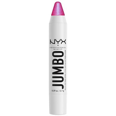 NYX PROFESSIONAL MAKEUP Schimmernder Highlighter Stift für das Gesicht, Für individuelle Looks, Intensive Farbe, Highlighter Pen mit pflegenden Ölen, Jumbo Highlighting Stick, Farbe: Blueberry Muffin NYX PROFESSIONAL MAKEUP Schimmernder Highlighter Stift für das Gesicht, Für individuelle Looks, Intensive Farbe, Highlighter Pen mit pflegenden Ölen, Jumbo Highlighting Stick, Farbe: Blueberry Muffin