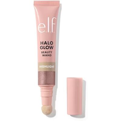 e.l.f. Halo Glow Highlight Beauty Wand, Flüssiger Highlighter Wand Für Leuchtende, Strahlende Haut, Aufbaubare Formel, Vegan & Tierversuchsfrei, Rose Quartz, 10 ml e.l.f. Halo Glow Highlight Beauty Wand, Flüssiger Highlighter Wand Für Leuchtende, Strahlende Haut, Aufbaubare Formel, Vegan & Tierversuchsfrei, Rose Quartz, 10 ml