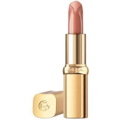 L'Oreal Paris L'Oréal Paris Lippenstift für ein seidiges Finish und 12 Stunden Feuchtigkeit, 75% pflegende Inhaltsstoffe, Color Riche Satin Nude, Farbe: 505 Nu Resilient, 4 g L'Oreal Paris L'Oréal Paris Lippenstift für ein seidiges Finish und 12 Stunden Feuchtigkeit, 75% pflegende Inhaltsstoffe, Color Riche Satin Nude, Farbe: 505 Nu Resilient, 4 g