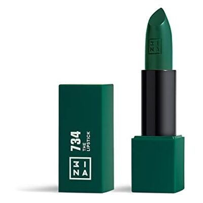 3ina MAKEUP The Lipstick 734 Grün Matte Lippenstift Matt Lippen-Stift mit Vitamin E und Shea Butter- Langanhaltender Hochpigmentiert Creme Vanille-Duft Vegan Cruelty Free 3ina MAKEUP The Lipstick 734 Grün Matte Lippenstift Matt Lippen-Stift mit Vitamin E und Shea Butter- Langanhaltender Hochpigmentiert Creme Vanille-Duft Vegan Cruelty Free