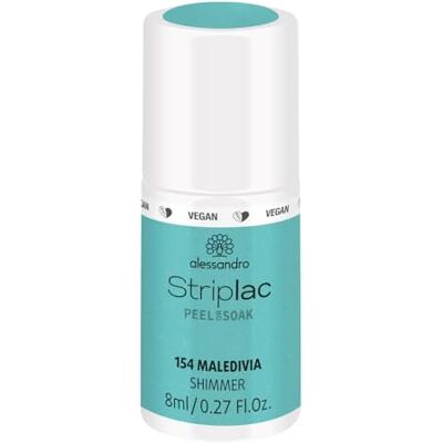 alessandro Striplac UV-Nagellack Maledivia – Schonend und langanhaltend – Einfache Entfernung dank Peel-Off-Technologie – Vegan und tierversuchsfrei – 8 ml alessandro Striplac UV-Nagellack Maledivia – Schonend und langanhaltend – Einfache Entfernung dank Peel-Off-Technologie – Vegan und tierversuchsfrei – 8 ml
