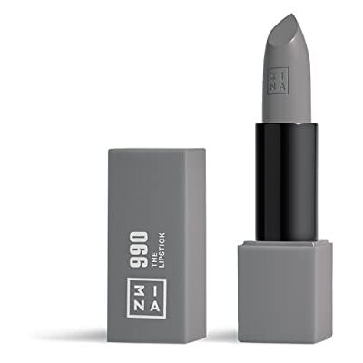 3ina MAKEUP The Lipstick 990 Warmes Grau Lippenstift Matt Lippen-Stift mit Vitamin E und Shea Butter- Langanhaltender Hochpigmentiert Creme Vanille-Duft Vegan Cruelty Free 3ina MAKEUP The Lipstick 990 Warmes Grau Lippenstift Matt Lippen-Stift mit Vitamin E und Shea Butter- Langanhaltender Hochpigmentiert Creme Vanille-Duft Vegan Cruelty Free