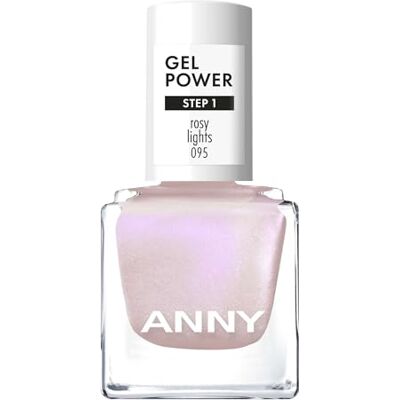 ANNY Gel Power Nail Polish – Gel-Farb-Nagellack ohne UV-Lampe, brillanter Glanz & bis zu 12 Tage Halt, splitter- & kratzresistent, Farbe: rosy lights Schimmerndes Perlmuttrosa – 8 ml ANNY Gel Power Nail Polish – Gel-Farb-Nagellack ohne UV-Lampe, brillanter Glanz & bis zu 12 Tage Halt, splitter- & kratzresistent, Farbe: rosy lights Schimmerndes Perlmuttrosa – 8 ml