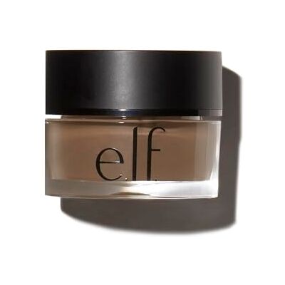 e.l.f. Lock On Liner And Brow Cream, Liniert die Augen und definiert die Augenbrauen, Vegan & Tierversuchsfrei, Medium Brown e.l.f. Lock On Liner And Brow Cream, Liniert die Augen und definiert die Augenbrauen, Vegan & Tierversuchsfrei, Medium Brown