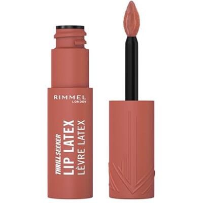 Rimmel London Rimmel Thrill Seeker Lip Latex, 100 Sassy, Flüssiger Lippenstift, Lipgloss, Lippenfarbe, Hyaluron-Lippenstift, Lip Stain, glatter Glanz, Hydratation, Hyaluronsäure, Vitamin E, Aloe Vera, 6ml Rimmel London Rimmel Thrill Seeker Lip Latex, 100 Sassy, Flüssiger Lippenstift, Lipgloss, Lippenfarbe, Hyaluron-Lippenstift, Lip Stain, glatter Glanz, Hydratation, Hyaluronsäure, Vitamin E, Aloe Vera, 6ml