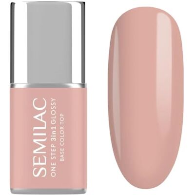 Semilac UV Nagellack 3in1 One Step Glossy S450 Light Peach 7 ml Semilac UV Nagellack 3in1 One Step Glossy S450 Light Peach 7 ml