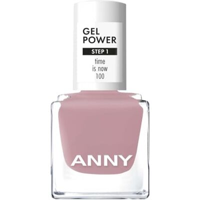 ANNY Gel Power Nail Polish – Gel-Farb-Nagellack ohne UV-Lampe, brillanter Glanz & bis zu 12 Tage Halt, splitter- & kratzresistent, Farbe: Time is Now Gedämpftes Altrosa – 8 ml ANNY Gel Power Nail Polish – Gel-Farb-Nagellack ohne UV-Lampe, brillanter Glanz & bis zu 12 Tage Halt, splitter- & kratzresistent, Farbe: Time is Now Gedämpftes Altrosa – 8 ml