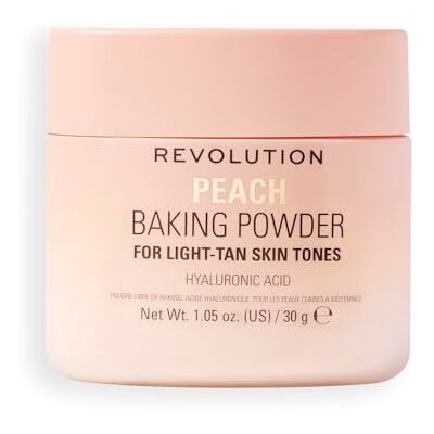 Revolution Beauty London Revolution Loose Baking Powder – Make-up Fixierpuder mit Leuchtkraft, absorbiert Glanz & überschüssiges Öl, vegan & tierversuchsfrei, 30 g, Peach Revolution Beauty London Revolution Loose Baking Powder – Make-up Fixierpuder mit Leuchtkraft, absorbiert Glanz & überschüssiges Öl, vegan & tierversuchsfrei, 30 g, Peach
