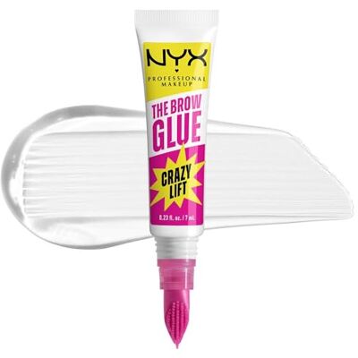 NYX PROFESSIONAL MAKEUP Brow Glue Crazy Lift, Ultra starkes Augenbrauengel, Für bis zu 24h Halt, 7ml NYX PROFESSIONAL MAKEUP Brow Glue Crazy Lift, Ultra starkes Augenbrauengel, Für bis zu 24h Halt, 7ml