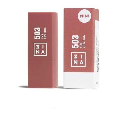 3ina MAKEUP The Lipstick 503 (mini) Nude Lippenstift Matt Lippen-Stift mit Vitamin E und Shea Butter- Langanhaltender Hochpigmentiert Creme Vanille-Duft Reisegröße Vegan Cruelty Free 3ina MAKEUP The Lipstick 503 (mini) Nude Lippenstift Matt Lippen-Stift mit Vitamin E und Shea Butter- Langanhaltender Hochpigmentiert Creme Vanille-Duft Reisegröße Vegan Cruelty Free
