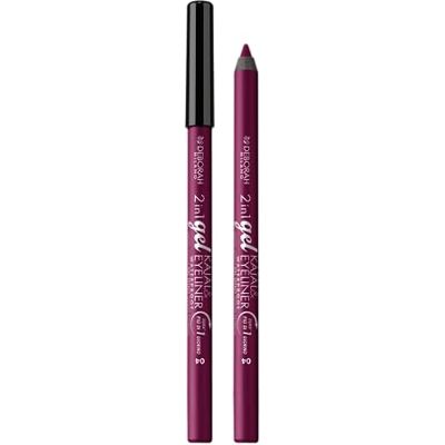 DEBORAH Milano Kajal 2-in-1 Eyeliner und Waterproof, 04 Aubergine, langanhaltend, wasserfest, ultra-pigmentiert und cremig, verleiht einen intensiven und definierten Blick, 1,21 g DEBORAH Milano Kajal 2-in-1 Eyeliner und Waterproof, 04 Aubergine, langanhaltend, wasserfest, ultra-pigmentiert und cremig, verleiht einen intensiven und definierten Blick, 1,21 g