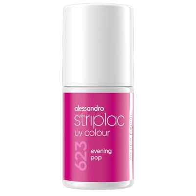 alessandro Striplac Uv Colour Evening Pop Deckend & Kratzfest bis zu 15 Tage Leichtes Auftragen Schonende Abziehtechnologie Vegan 6,5ml alessandro Striplac Uv Colour Evening Pop Deckend & Kratzfest bis zu 15 Tage Leichtes Auftragen Schonende Abziehtechnologie Vegan 6,5ml
