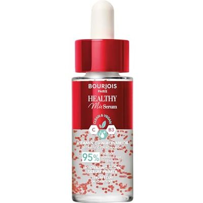 Bourjois Healthy Mix Serum Primer, sofort aufhellendes Make-Up Base, mildert Hautunreinheiten, Vitamin C und Niacinamid, vegan, 30 ml Bourjois Healthy Mix Serum Primer, sofort aufhellendes Make-Up Base, mildert Hautunreinheiten, Vitamin C und Niacinamid, vegan, 30 ml