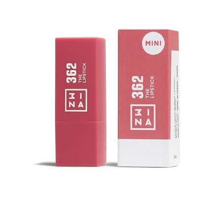 3ina MAKEUP The Lipstick 362 (mini) Rosa Lippenstift Matt Lippen-Stift mit Vitamin E und Shea Butter- Langanhaltender Hochpigmentiert Creme Vanille-Duft Reisegröße Vegan Cruelty Free 3ina MAKEUP The Lipstick 362 (mini) Rosa Lippenstift Matt Lippen-Stift mit Vitamin E und Shea Butter- Langanhaltender Hochpigmentiert Creme Vanille-Duft Reisegröße Vegan Cruelty Free