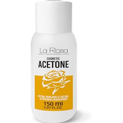 La Rosa Productos Profesionales LaRosa ACETON Nagellackentferner 150ml Entferner für Nagellack, Nail Gel, Acryl, Nagelkleber und Tipps La Rosa Productos Profesionales LaRosa ACETON Nagellackentferner 150ml Entferner für Nagellack, Nail Gel, Acryl, Nagelkleber und Tipps