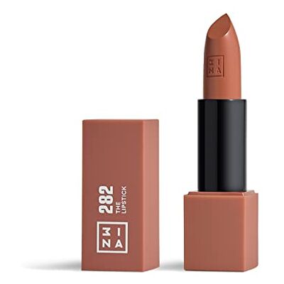 3ina MAKEUP The Lipstick 282 Hellbraun Lippenstift Matt Lippen-Stift mit Vitamin E und Shea Butter- Langanhaltender Hochpigmentiert Creme Vanille-Duft Vegan Cruelty Free 3ina MAKEUP The Lipstick 282 Hellbraun Lippenstift Matt Lippen-Stift mit Vitamin E und Shea Butter- Langanhaltender Hochpigmentiert Creme Vanille-Duft Vegan Cruelty Free