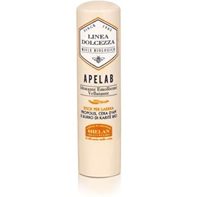 Helan , Apelab Stick Feuchtigkeitsspendende & Lindernde Lippenpflege für Trockene & Rissige Lippen, Lippenbalsam mit Bienenwachs & Sheabutter BIO, Lip Balm für Weiche Haut, Made in Italy, 4,5 ml Helan , Apelab Stick Feuchtigkeitsspendende & Lindernde Lippenpflege für Trockene & Rissige Lippen, Lippenbalsam mit Bienenwachs & Sheabutter BIO, Lip Balm für Weiche Haut, Made in Italy, 4,5 ml