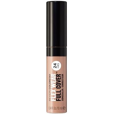Revlon ColorStay Flex Wear Full Cover Non-Creasing Concealer, angereichert mit Hyaluronsäure und Vitamin E, flexible Longwear, 055 Latte, 0,34 ml Revlon ColorStay Flex Wear Full Cover Non-Creasing Concealer, angereichert mit Hyaluronsäure und Vitamin E, flexible Longwear, 055 Latte, 0,34 ml