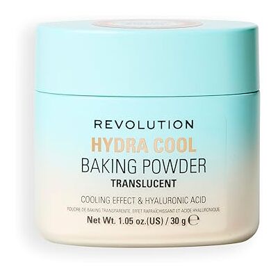 Revolution Beauty London Revolution, Hydra Cool Kühlendes Loses Baking-Puder, Fixierpuder mit Hyaluronsäure für Frische Haut, Vegan & Tierversuchsfrei, 30 g Revolution Beauty London Revolution, Hydra Cool Kühlendes Loses Baking-Puder, Fixierpuder mit Hyaluronsäure für Frische Haut, Vegan & Tierversuchsfrei, 30 g