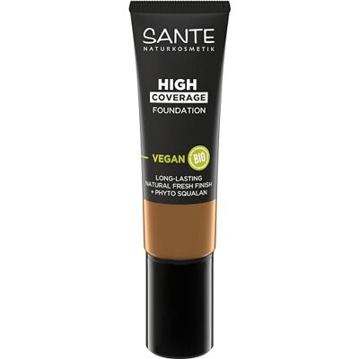 Sante Naturkosmetik High Coverage Natural Foundation 07 Golden Bronze, vegane Grundierung mit Bio-Peptiden, mit hoher Deckkraft und einem natürlichen Finish, pflegende und nachhaltige Formel, 25 ml Sante Naturkosmetik High Coverage Natural Foundation 07 Golden Bronze, vegane Grundierung mit Bio-Peptiden, mit hoher Deckkraft und einem natürlichen Finish, pflegende und nachhaltige Formel, 25 ml