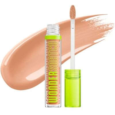 NYX PROFESSIONAL MAKEUP , Wonder Snatch Concealer, flüssig-cremige Formel, soft-mattes Finish, wasserfest, färbt nicht ab, spendet bis zu 24 Stunden Feuchtigkeit, vegane Formel, 13 Medium Light, 3,5 ml NYX PROFESSIONAL MAKEUP , Wonder Snatch Concealer, flüssig-cremige Formel, soft-mattes Finish, wasserfest, färbt nicht ab, spendet bis zu 24 Stunden Feuchtigkeit, vegane Formel, 13 Medium Light, 3,5 ml