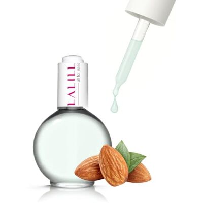 LALILL Nail Cuticle Oil 75ml Nagelhautöl Mandel – Nagelpflegeöl mit Mandelöl & Pfirsichkernöl – Veganes Maniküre Öl für Nagelhaut & Nägel – mit Pipette für präzise Dosierung LALILL Nail Cuticle Oil 75ml Nagelhautöl Mandel – Nagelpflegeöl mit Mandelöl & Pfirsichkernöl – Veganes Maniküre Öl für Nagelhaut & Nägel – mit Pipette für präzise Dosierung
