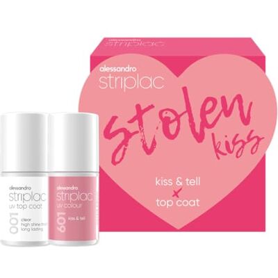 alessandro Striplac UV Nagellack Set Farbe & Top Coat- Stolen Kiss Geschenkidee zum Muttertag für gepflegte Nägel alessandro Striplac UV Nagellack Set Farbe & Top Coat- Stolen Kiss Geschenkidee zum Muttertag für gepflegte Nägel