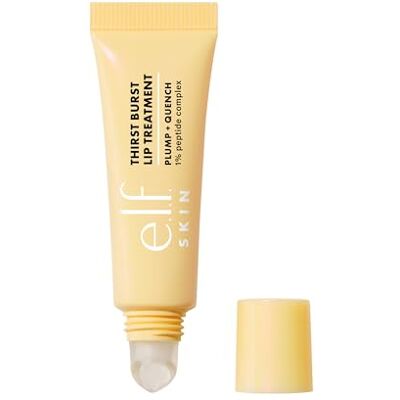 e.l.f. SKIN Thirst Burst Lip Treatment, feuchtigkeitsspendender Lippenbalsam zum Aufpolstern und Pflegen trockener Lippen, vegan und tierversuchsfrei, Clear Pomelo e.l.f. SKIN Thirst Burst Lip Treatment, feuchtigkeitsspendender Lippenbalsam zum Aufpolstern und Pflegen trockener Lippen, vegan und tierversuchsfrei, Clear Pomelo
