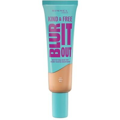 Rimmel London Kind & Free BLUR IT OUT Mattierende Foundation 303 Honey Kontrolle Ganztägiger Glanzeffekt Make-up Light Matte Finish 30ml Rimmel London Kind & Free BLUR IT OUT Mattierende Foundation 303 Honey Kontrolle Ganztägiger Glanzeffekt Make-up Light Matte Finish 30ml
