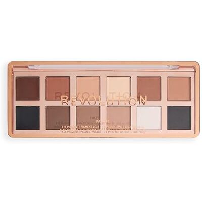 Revolution Beauty London Revolution The Master Icon Matte Nudes Palette – Lidschattenpalette mit 12 matten Nude-Tönen, hochpigmentiert, vegan & tierversuchsfrei Revolution Beauty London Revolution The Master Icon Matte Nudes Palette – Lidschattenpalette mit 12 matten Nude-Tönen, hochpigmentiert, vegan & tierversuchsfrei