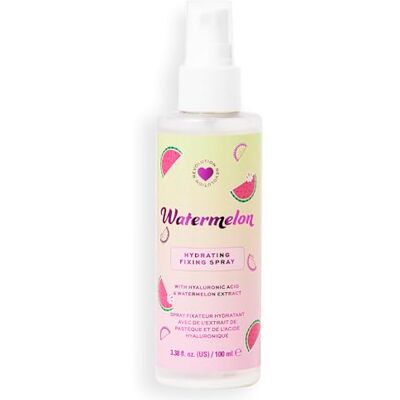 I Heart Revolution Watermelon Dewy Fixing Spray, Leichtes Fixierspray mit Taufrischem Finish, Vegan & Tierversuchsfrei, 100ml I Heart Revolution Watermelon Dewy Fixing Spray, Leichtes Fixierspray mit Taufrischem Finish, Vegan & Tierversuchsfrei, 100ml