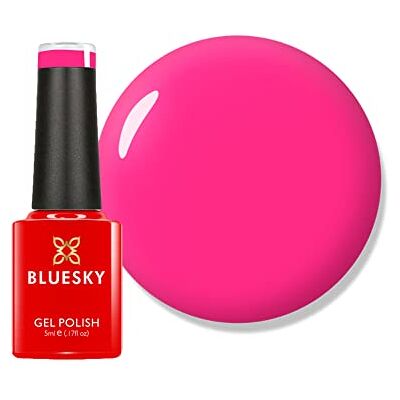 Bluesky Mini-Gel-Nagellack, Schocking Pink, Neon 12, 5 ml Bluesky Mini-Gel-Nagellack, Schocking Pink, Neon 12, 5 ml