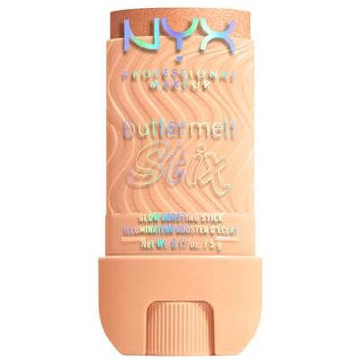 NYX PROFESSIONAL MAKEUP Buttermelt Stix, Glow Boosting Highlighter Stick mit Sheabutter & butterweicher Textur für natürlichen Glazed-Glow, wischfest & bis 8h Halt, Farbe: Let Me Melt NYX PROFESSIONAL MAKEUP Buttermelt Stix, Glow Boosting Highlighter Stick mit Sheabutter & butterweicher Textur für natürlichen Glazed-Glow, wischfest & bis 8h Halt, Farbe: Let Me Melt