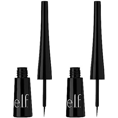 e.l.f. Expert Liquid Liner, 2 Stück, hochpigmentiert, extrafeiner flüssiger Eyeliner für Precise Definition, Long-Lasting, Vegan & Cruelty-Free, Jet Black e.l.f. Expert Liquid Liner, 2 Stück, hochpigmentiert, extrafeiner flüssiger Eyeliner für Precise Definition, Long-Lasting, Vegan & Cruelty-Free, Jet Black