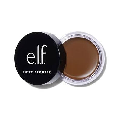 e.l.f. Putty Bronzer, cremige & hochpigmentierte Formel, sorgt für einen langanhaltenden gebräunten Schimmer, mit Arganöl & Vitamin E, Sun Kissed, 0,35 Oz (10g) e.l.f. Putty Bronzer, cremige & hochpigmentierte Formel, sorgt für einen langanhaltenden gebräunten Schimmer, mit Arganöl & Vitamin E, Sun Kissed, 0,35 Oz (10g)