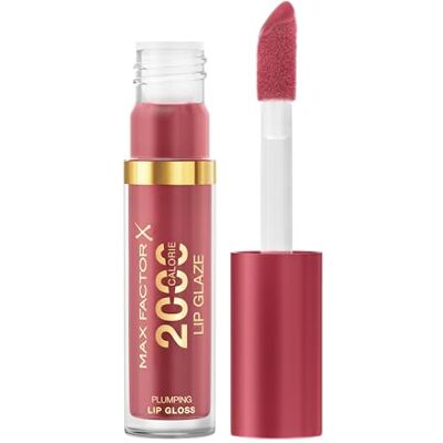 Max Factor 2000 Calorie Lip Glaze, farbiges Hochglanz-Lipgloss mit Volumen-Effekt, Nährstoffkomplex mit Hyaluron und Squalan, vegan, Fb. 105 Berry Sorbet, 4.4ml Max Factor 2000 Calorie Lip Glaze, farbiges Hochglanz-Lipgloss mit Volumen-Effekt, Nährstoffkomplex mit Hyaluron und Squalan, vegan, Fb. 105 Berry Sorbet, 4.4ml