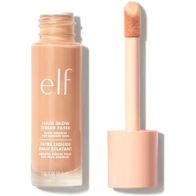 e.l.f. Halo Glow Liquid Filter, Teint-Booster für einen strahlenden, weich fokussierten Blick, mit Hyaluronsäure, vegan und frei von Tierversuchen, 3 Light/Medium e.l.f. Halo Glow Liquid Filter, Teint-Booster für einen strahlenden, weich fokussierten Blick, mit Hyaluronsäure, vegan und frei von Tierversuchen, 3 Light/Medium