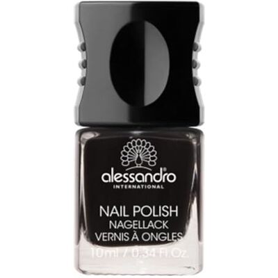 alessandro Nagellack 77 Midnight Black, 10 ml alessandro Nagellack 77 Midnight Black, 10 ml
