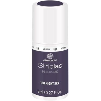 alessandro Striplac UV-Nagellack Night Sky– Schonend und langanhaltend – Einfache Entfernung dank Peel-Off-Technologie – Vegan und tierversuchsfrei – 8 ml alessandro Striplac UV-Nagellack Night Sky– Schonend und langanhaltend – Einfache Entfernung dank Peel-Off-Technologie – Vegan und tierversuchsfrei – 8 ml