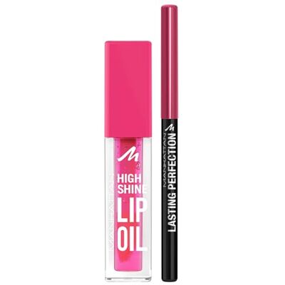 Mahattan Manhattan High Shine Lip Oil 003 + gratis Lasting Perfection Lipliner 70 für einen konturierten Lippenlook und intensive Lippenpflege mit natürlich glänzendem Finish Mahattan Manhattan High Shine Lip Oil 003 + gratis Lasting Perfection Lipliner 70 für einen konturierten Lippenlook und intensive Lippenpflege mit natürlich glänzendem Finish